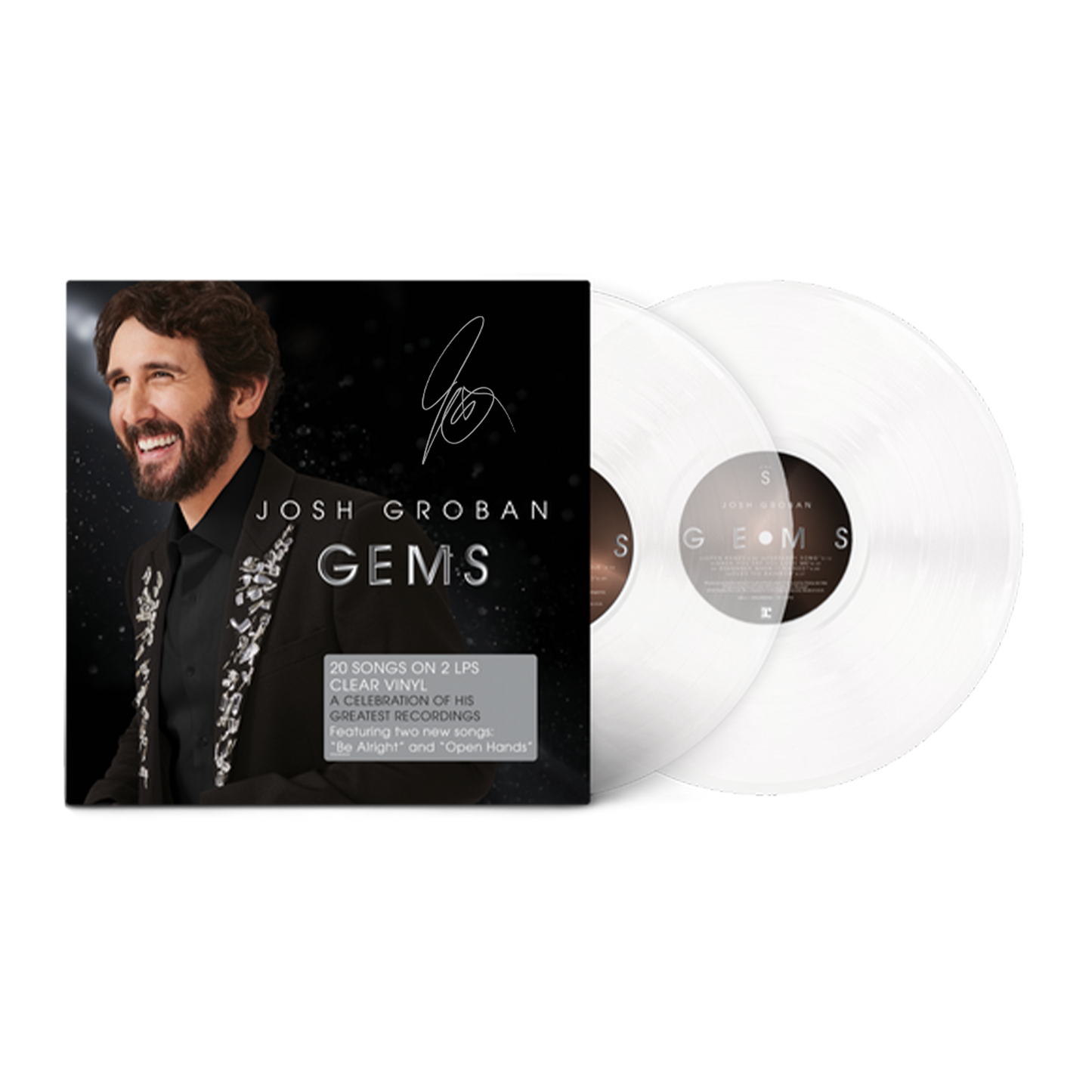 Josh Groban Gems Album Signed Vinyl