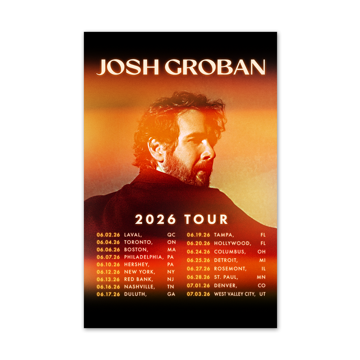 Live On Tour Poster