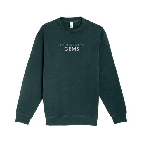 Embroidered Crewneck Josh Groban Gems Album