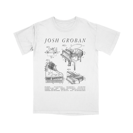 Josh Groban Piano Graphic Tee