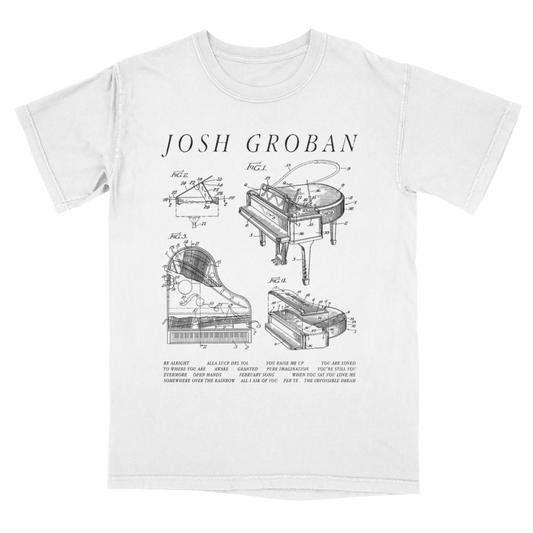 Josh Groban Piano Graphic Tee