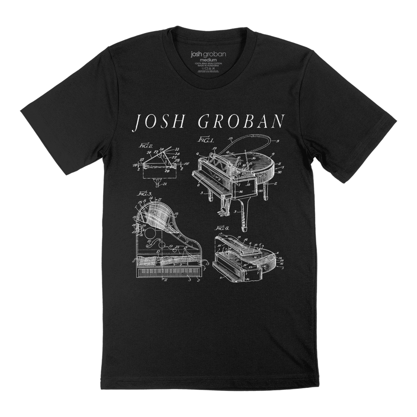 Black Piano Tee