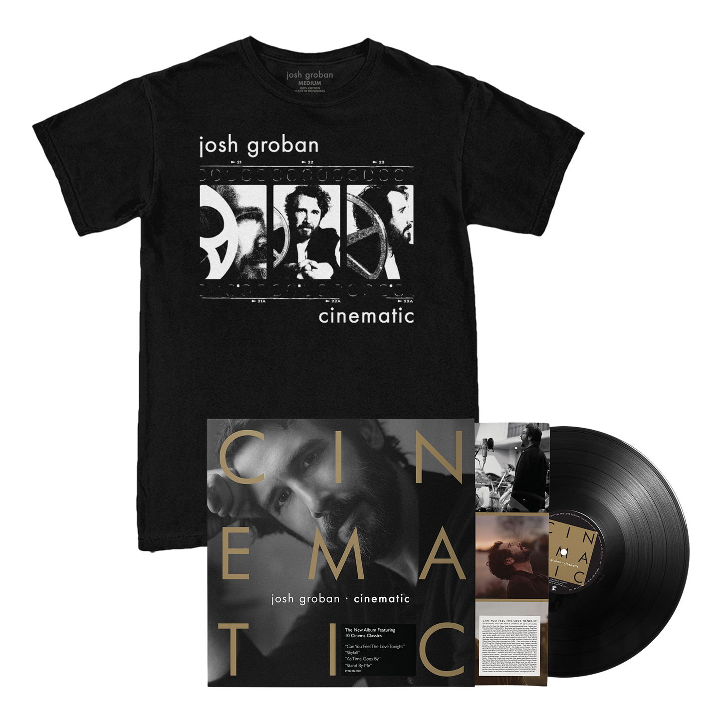 Cinematic Vinyl + Tee Fan Pack